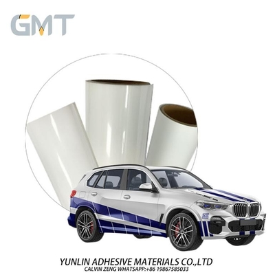 80 Micron Custom Car Wrap Film Intermittent Square Bar Double PE Coated Removable Glue Glossy Matte Vinyl