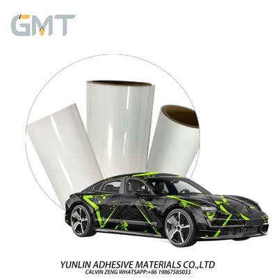 50 Micron Custom Car Wrap Film Green Lightning Matte Vinyl Digital