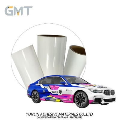Pink Mecha 160g Double PE Coated Vinyl Custom Car Wrap Film Roll Substitute To MPI 1105
