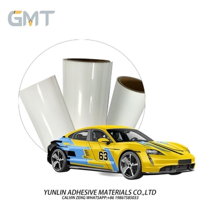 Three Color Mixture Racer Double PE Coated Car Wrap Vinyl Customized Printable