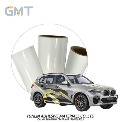 Polymeric Custom Car Wrap Vinyl Block In Yellow And Grey