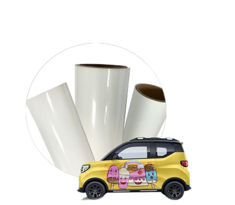 IceCream II Printable Car Vinyl Wrap Monomeric 160g Double PE Coated Liner GMT