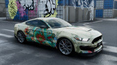 Gragon Tattoo Commercial Vehicle Wraps , Polymeric PVC Auto Wrap Material