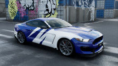 Blue Wolf 1.52m Full Car Wrap Vinyl Roll Glossy Matte Surface