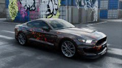 Lava Lake Auto Body Wrap , Polymeric 160g Automotive Vinyl Wrap