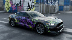 Poison Scar Polymeric Pvc Stretchable Vinyl Wrap Digital Print