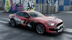 Bloody Scream Gloss Vinyl Wrap , Bubble Free Polymeric Vinyl Car Wrap Material