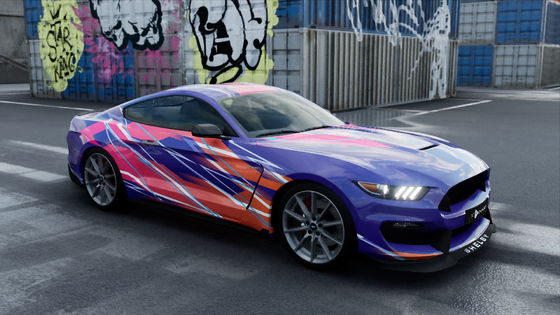 Cuoio Verniciato Color Changing Car Film For Racing Car 160g Liner