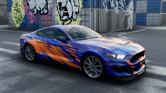 Flaming Cloud 60 Inch Matte Car Vinyl Wrap Material 1.52*60m Size Bubble Free