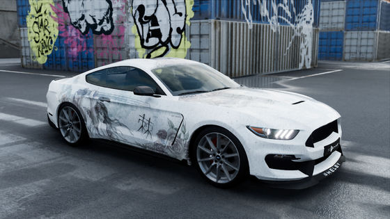 Japanese Samurai Vinyl Car Wrap Material , Bubble Free Polymeric Film