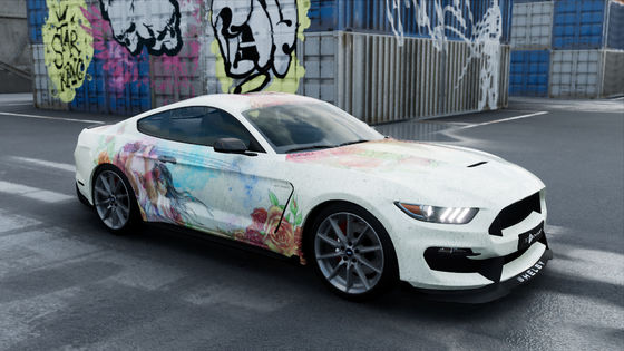 Lady Samurai Matte Car Vinyl Wrap Film 160g Double PE Liner