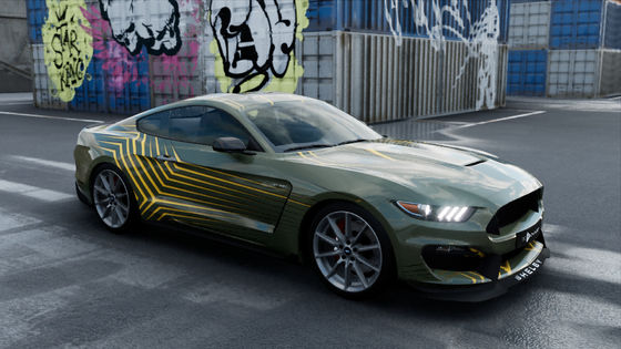 80mic Sharp Beast Cool Matte Car Vinyl Wrap Material Customized Design