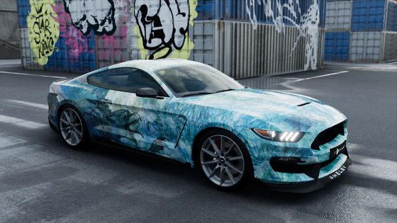 Gryphons Feathers Matte Car Vinyl Wrap 50 60 80mic Polymeric PVC