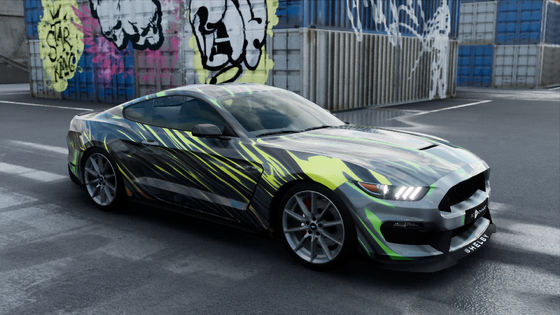 Thundering Night Matte Car Vinyl Wrap 1.52*20m Size Blank Or Printed