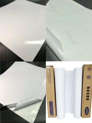 Interlaced line* Printed Car Vinyl Wrap Film Air Bubble Free 160g Matte