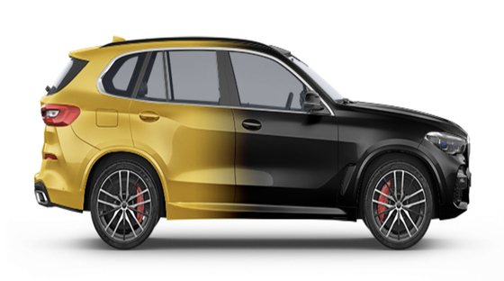GMT Printable Vinyl Gredient in khaki and black Digital Print Car Wrap Vinyl Film Substitute to MPI 1105