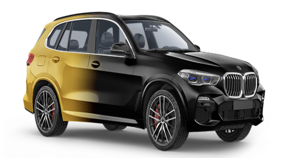 GMT Printable Vinyl Gredient in khaki and black Digital Print Car Wrap Vinyl Film Substitute to MPI 1105
