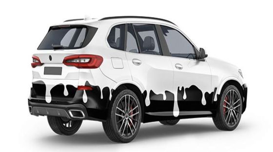 Cow Digital Print Car Wrap Vinyl New Design Bubble Free