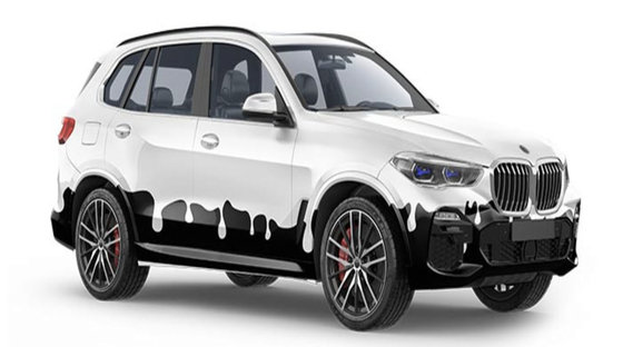 Cow Digital Print Car Wrap Vinyl New Design Bubble Free