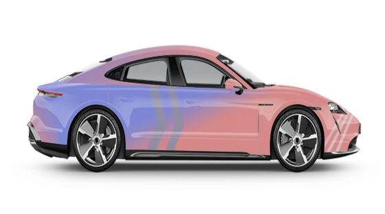 The Thorn of Rose DIY Gloss Vinyl Car Wrap Roll For Mercedes Benz