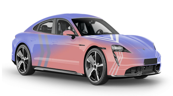 The Thorn of Rose DIY Gloss Vinyl Car Wrap Roll For Mercedes Benz