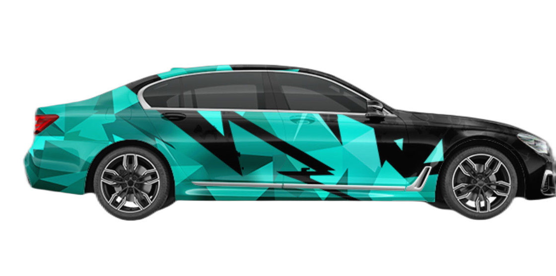 GMT Eco Solvent Custom Car Wrap Vinyl Polyester Car Wrap Film 1.52*18M Tiffany Lightening