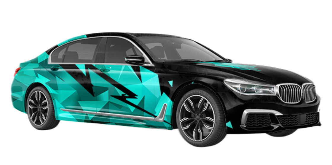 GMT Eco Solvent Custom Car Wrap Vinyl Polyester Car Wrap Film 1.52*18M Tiffany Lightening