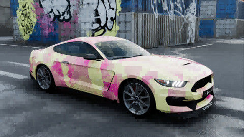 Pink Sky Car Wrap Vinyl Film