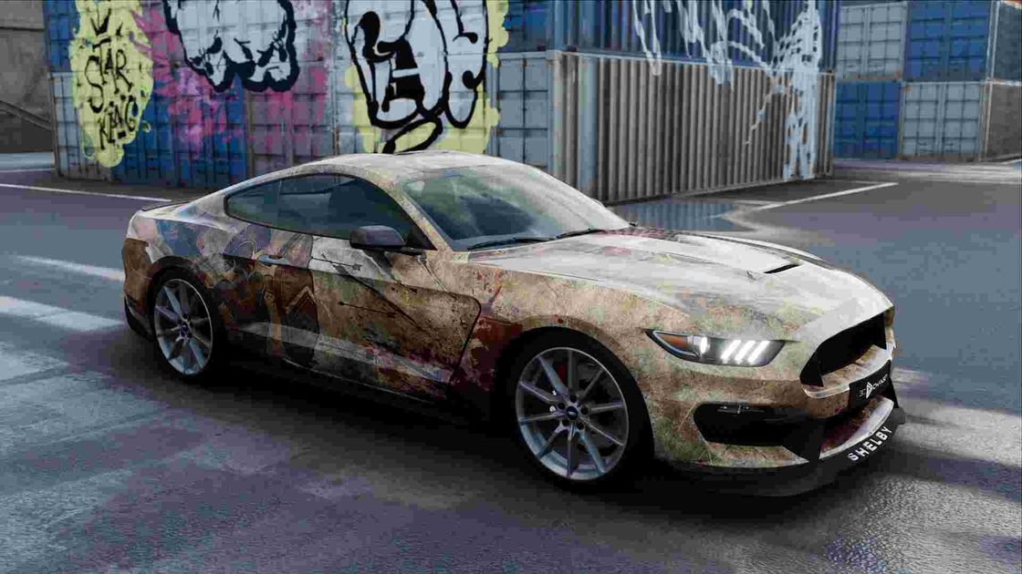 Ancient Sparta Full Vehicle Wrap , Retro Design Vehicle Wrap Rolls