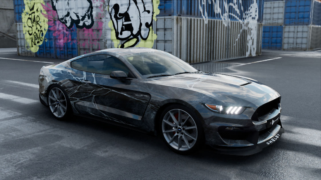 Matte Black River Custom Car Wrap Vinyl Roll Polymeric Material