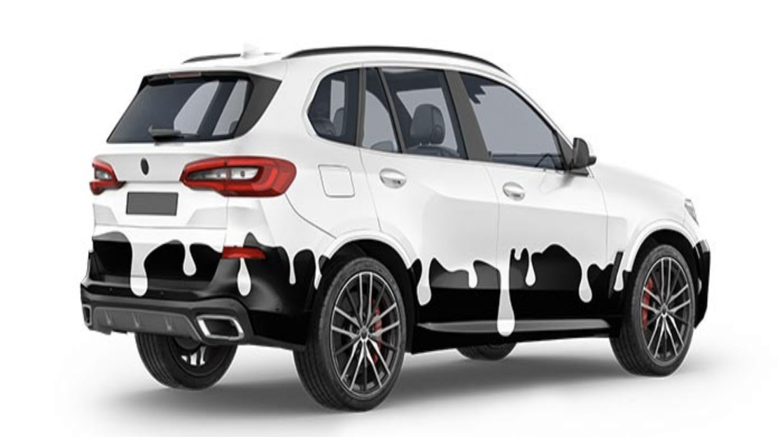 Cow Digital Print Car Wrap Vinyl New Design Bubble Free