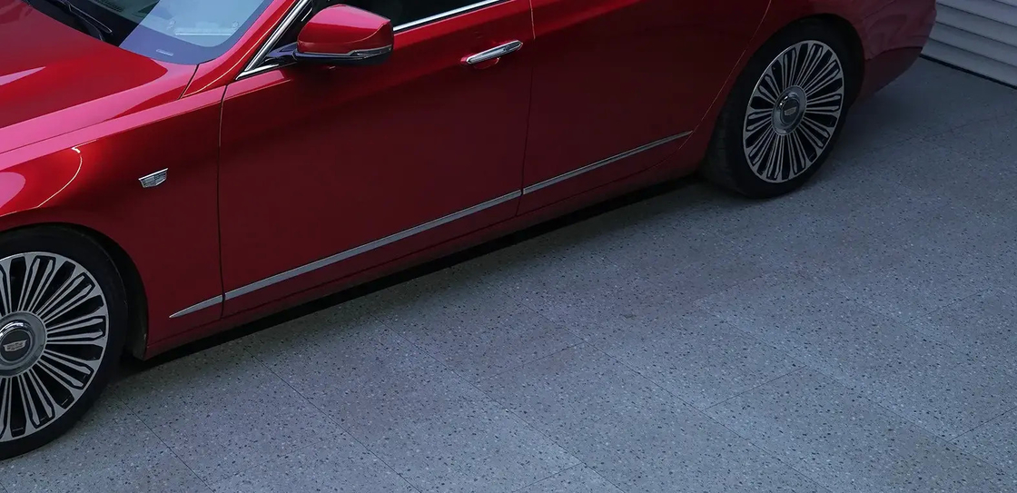 Glossy Red color-changing Vinyl Car Wrap