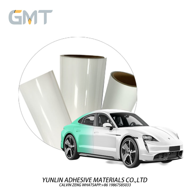 GMT Printable Vinyl Gredient in white and green Digital Print Car Wrap Cartoon Character Substitute to MPI 1105