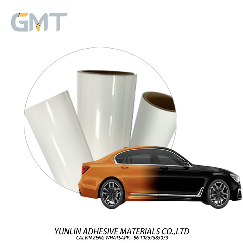 GMT Printable Vinyl Gredient in orange and black Digital Print Car WrapPolymeric Substitute to MPI 1105