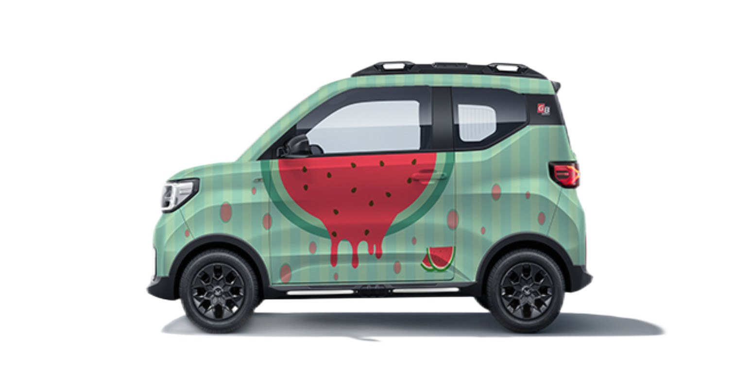GMT Wuling Gameboy Custom Car Wrap Vinyl Digital Print Double PE Coated Liner