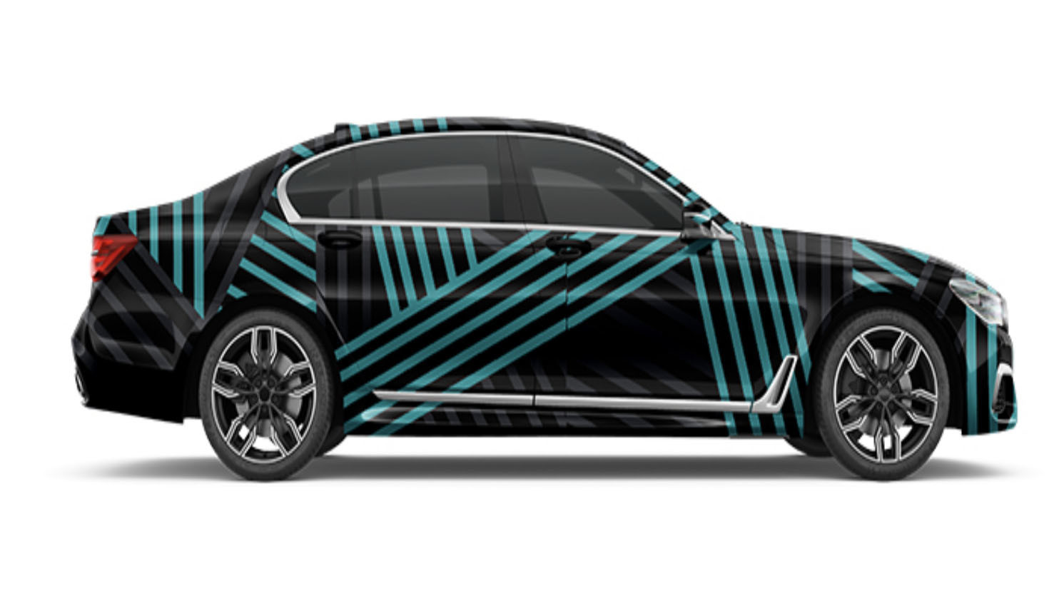 X-ray Lines Digital Print Car Wrap Vinyl Printable Car Wrap Film DIY