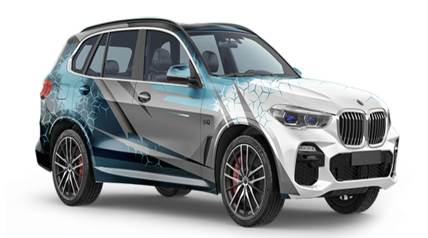 1.52*58m Printable Vinyl Three color Spider Grain Pattern 50mic Gloss Car Vinyl Wrap Rolls Substitute to MPI 1105