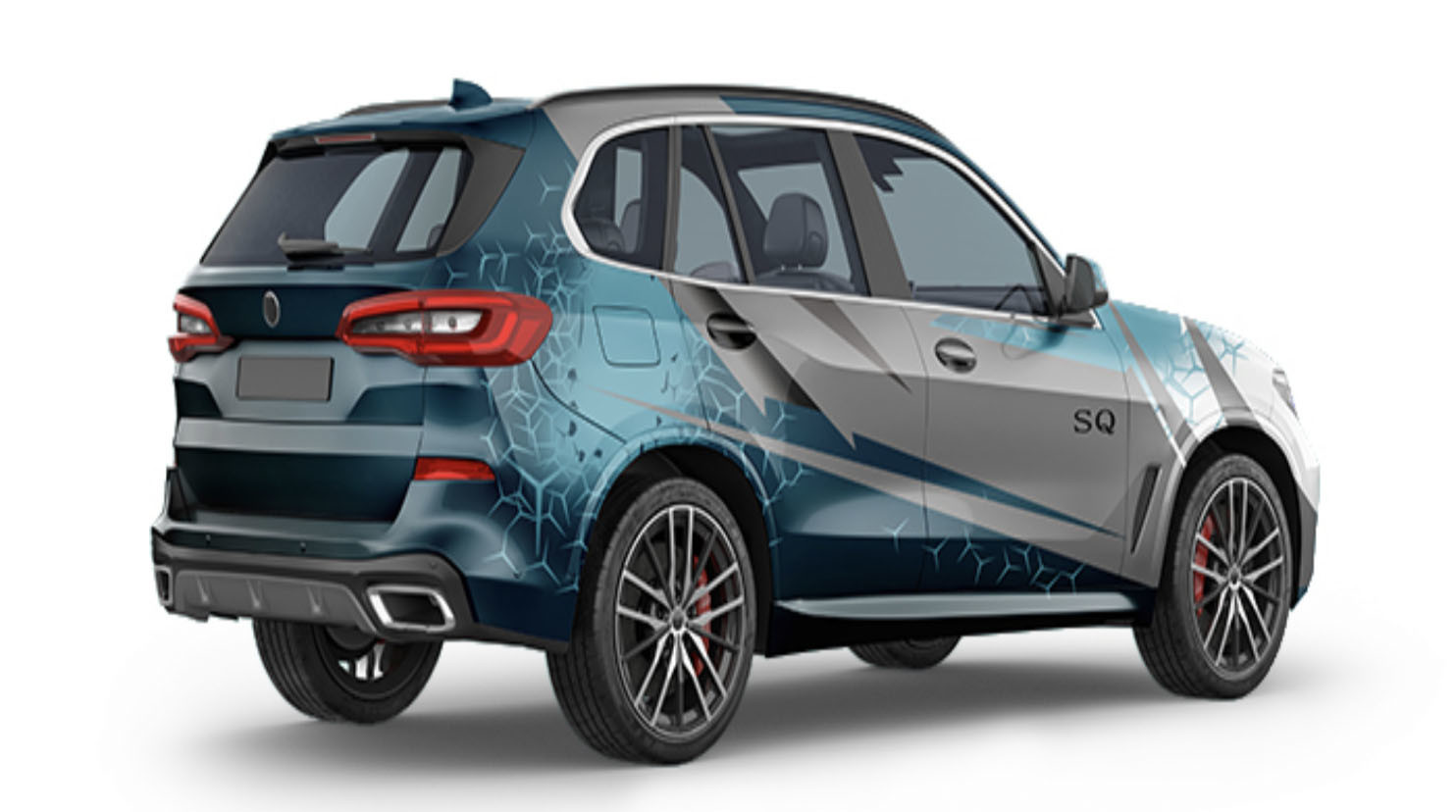 1.52*58m Printable Vinyl Three color Spider Grain Pattern 50mic Gloss Car Vinyl Wrap Rolls Substitute to MPI 1105
