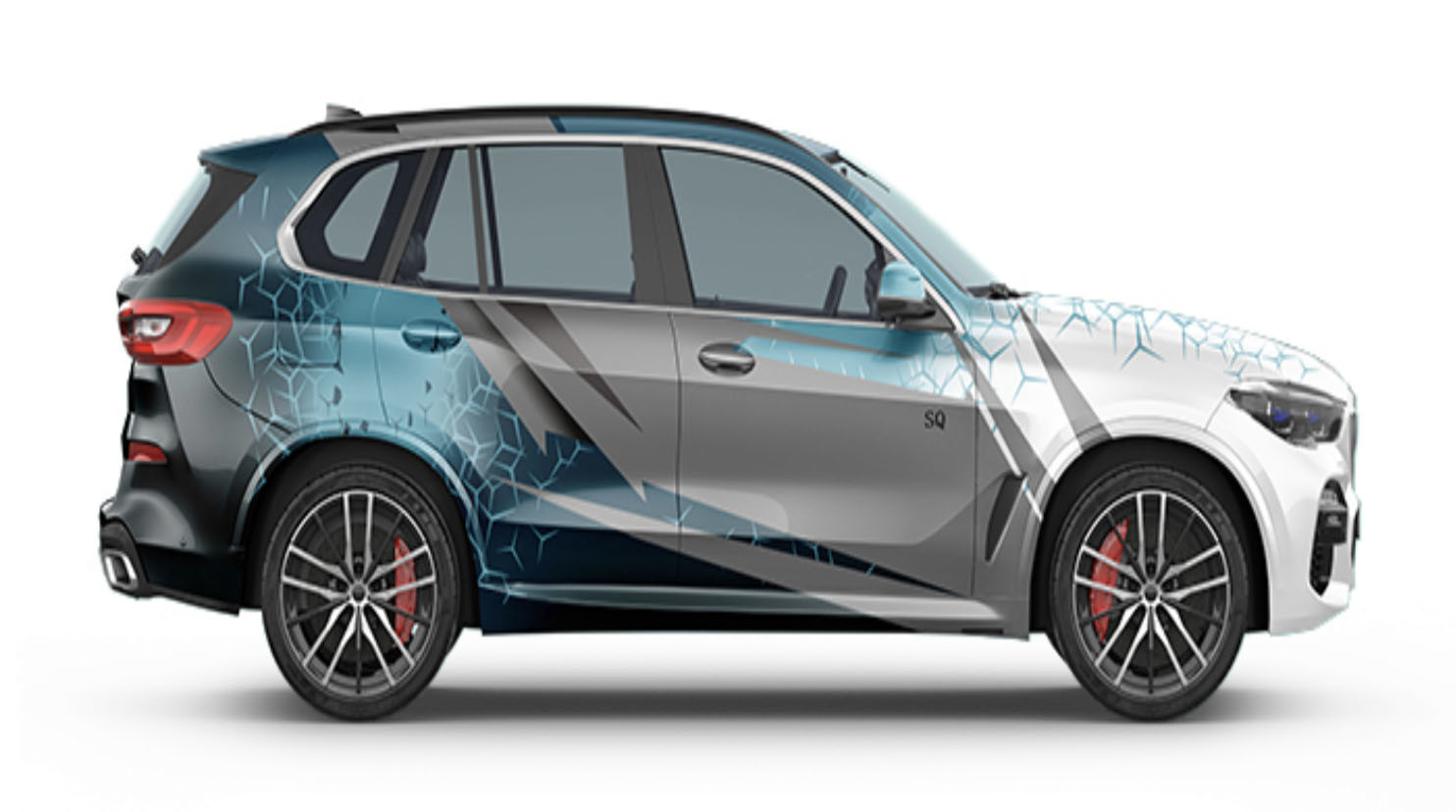1.52*58m Printable Vinyl Three color Spider Grain Pattern 50mic Gloss Car Vinyl Wrap Rolls Substitute to MPI 1105