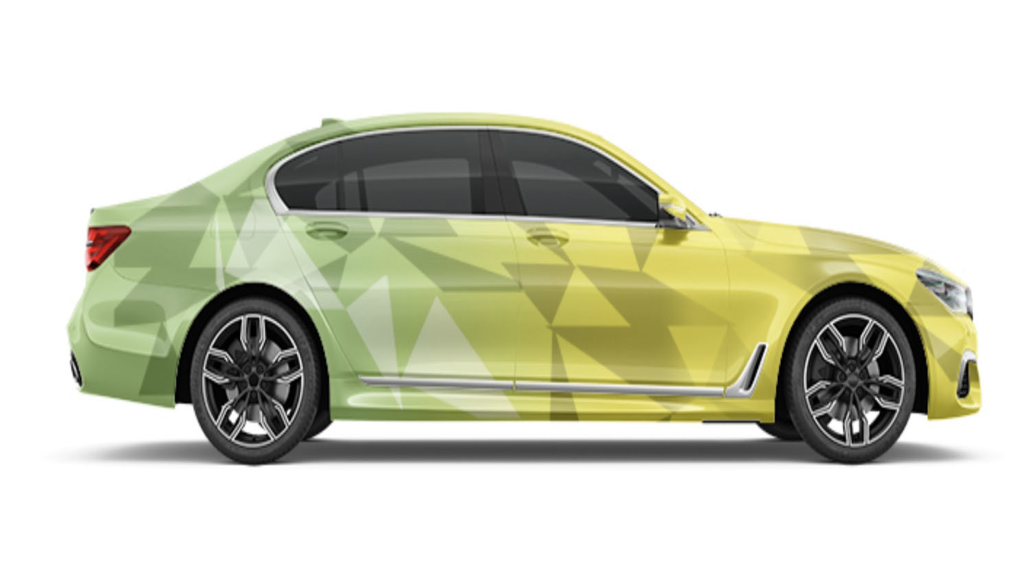 Multi-color Block 2mil 3mil Custom Printed Vinyl Wrap Polymeric PVC Material