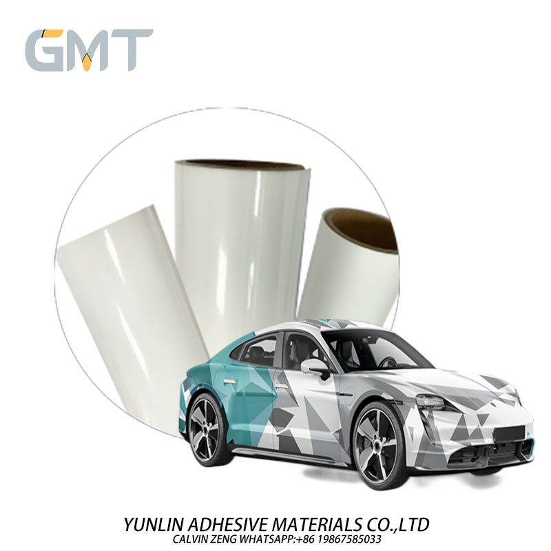 Printable Vinyl Multi-color Polygon Colorful Autumn Pattern Print Car Wrap Monomeric Material Substitute to MPI 1105